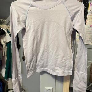 Light purple lululemon long sleeve